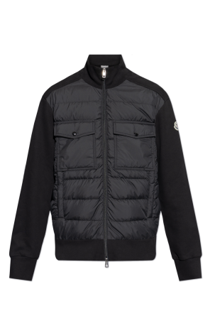 MONCLER｜JACKETS (9B00006 M1122 742) MONCLER Cyclone Convertible Logo-Appliquéd Quilted Shell